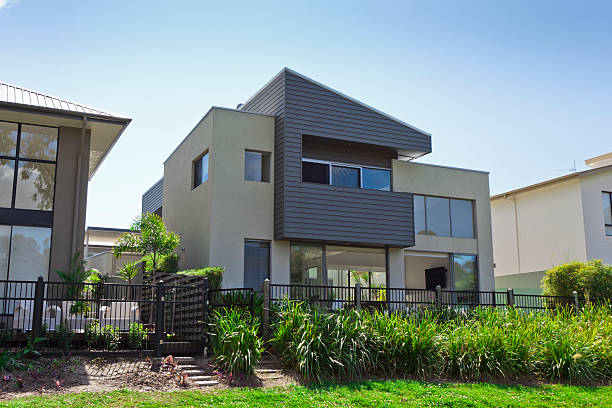 Modern two story Australian house front